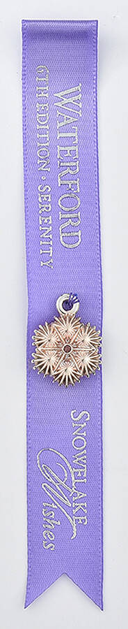 Snowflake Wishes Serenity Bracelet Charm by Waterford Crystal-1