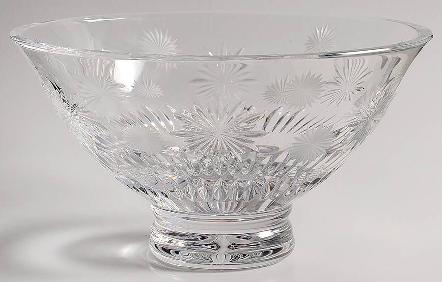 Snowflake Wishes 10" Footed Bowl by Waterford Crystal-1