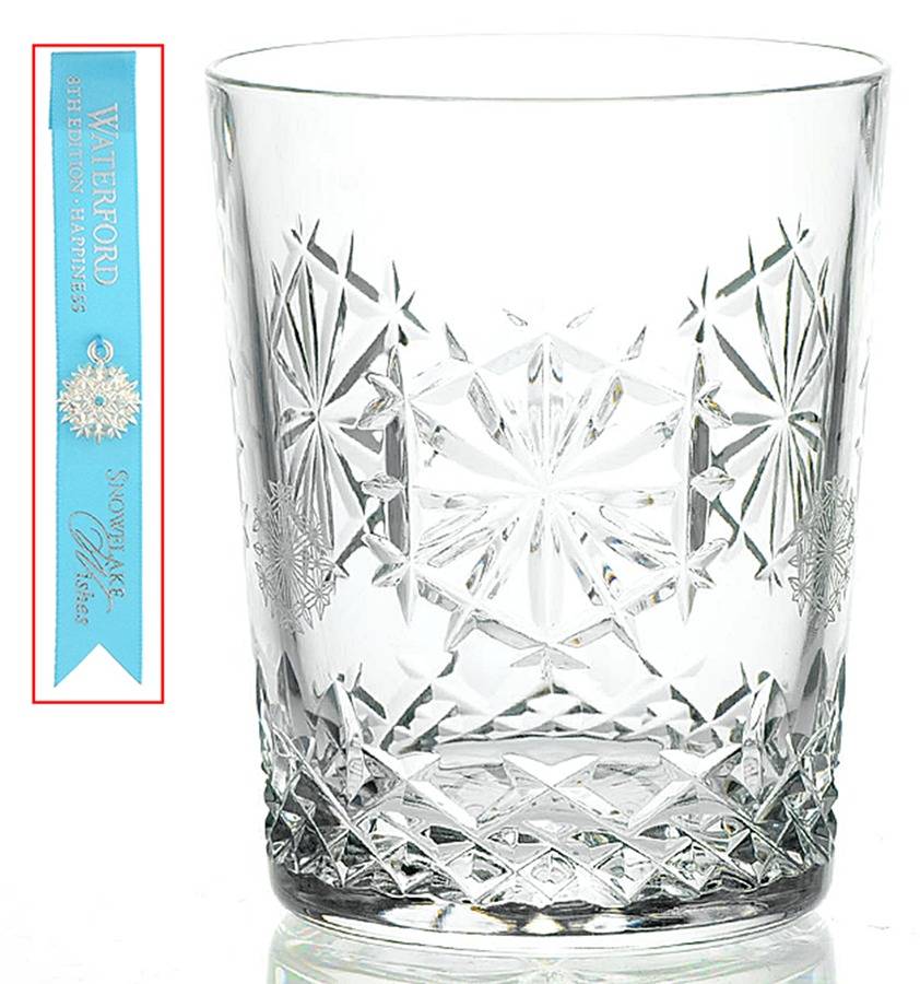 Snowflake Wishes (Boxed) Happiness Dbl Old Fashion w/Bracelet Charm by Waterford Crystal-1