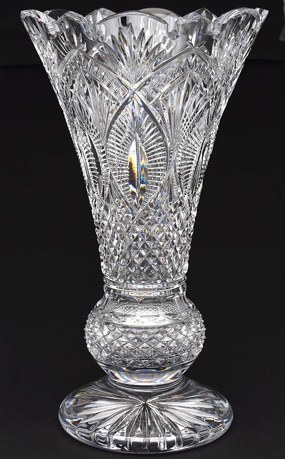 House of Waterford Designer Studio Footed Vase by Waterford Crystal-1