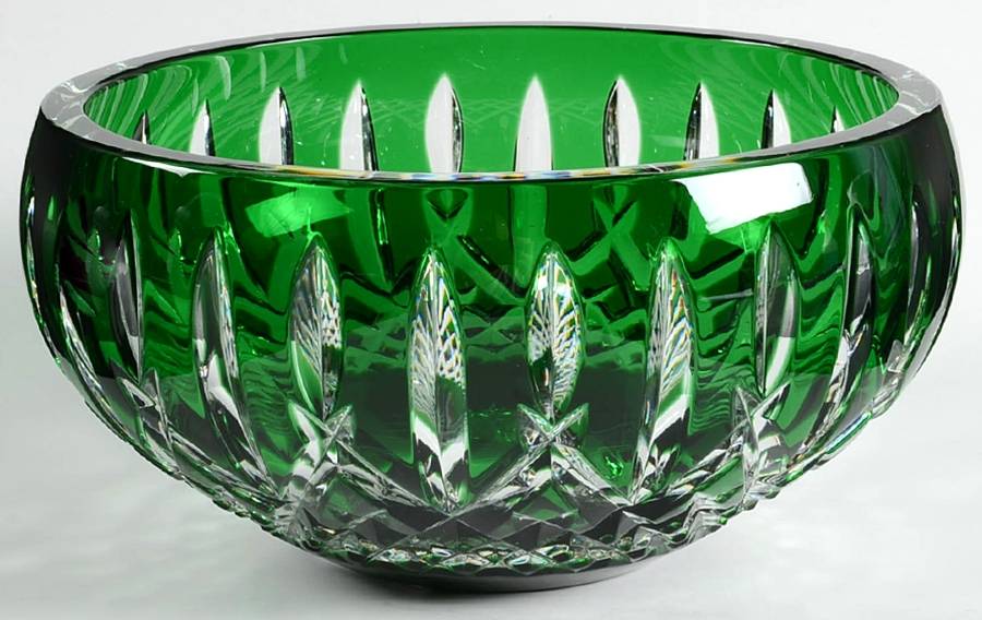 Araglin Prestige (Cased Green) 7" Round Bowl by Waterford Crystal-1