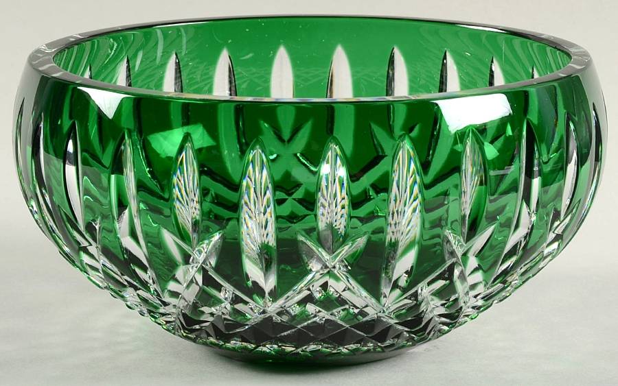 Araglin Prestige (Cased Green) 9" Round Bowl by Waterford Crystal-1