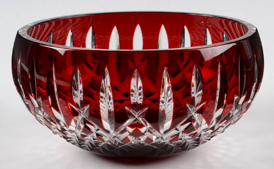 Araglin Prestige (Cased Ruby) 7" Round Bowl by Waterford Crystal-1