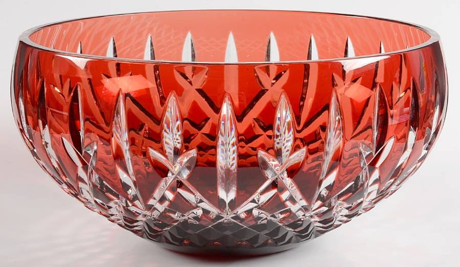 Araglin Prestige (Cased Ruby) 9" Round Bowl by Waterford Crystal-1