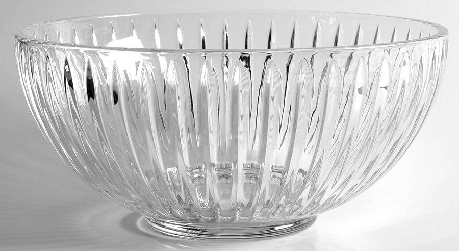 Bezel 10" Round Bowl by Waterford Crystal-1