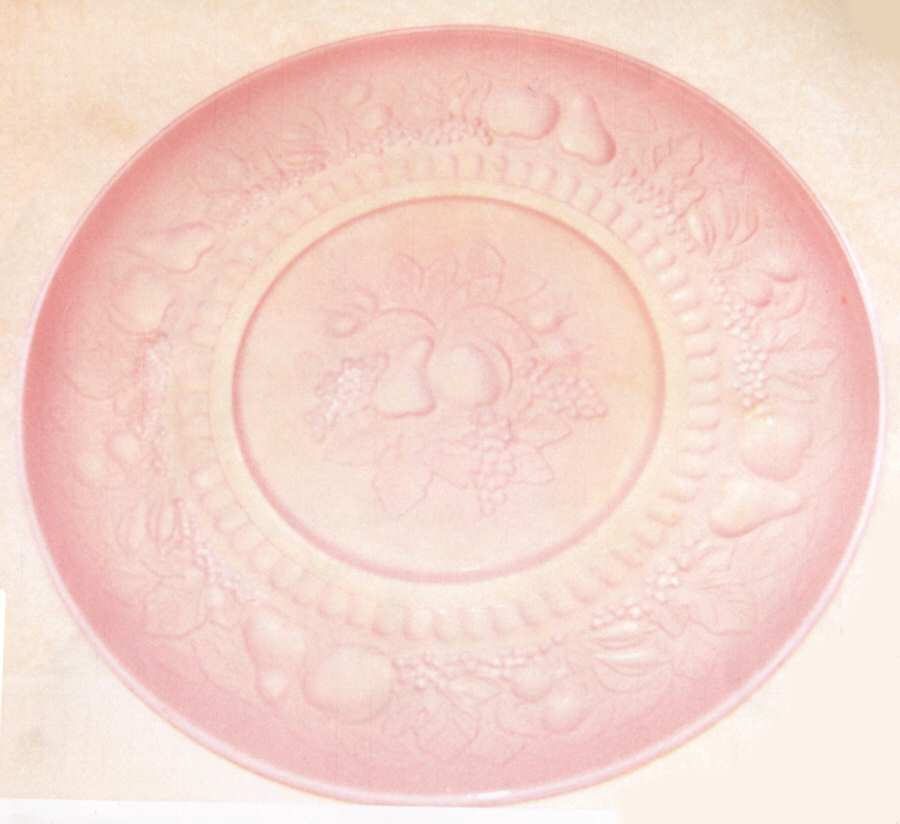 Della Robbia (Frosted Pink) Luncheon Plate by Westmoreland-1