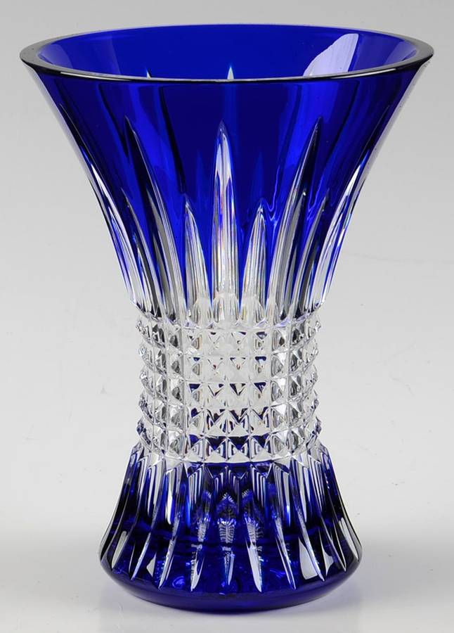 Lismore Diamond 8" Flower Vase by Waterford Crystal-1