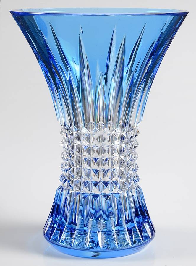 Lismore Diamond 8" Flower Vase by Waterford Crystal-1