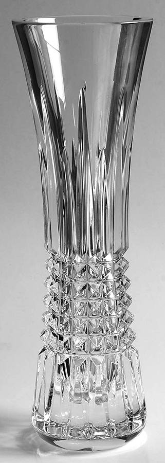 Lismore Diamond 9" Bud Vase by Waterford Crystal-1