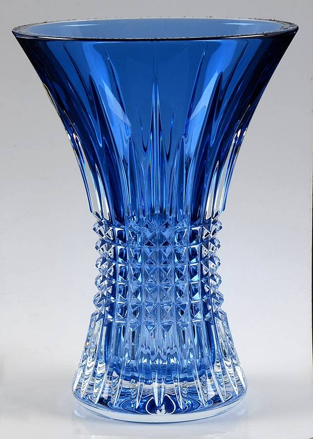 Lismore Diamond 8" Flower Vase by Waterford Crystal-1
