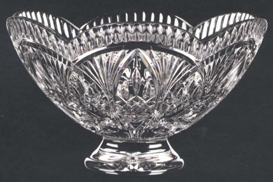 House of Waterford Lismore Collector 13" Lismore Keystone Bowl by Waterford Crystal-1