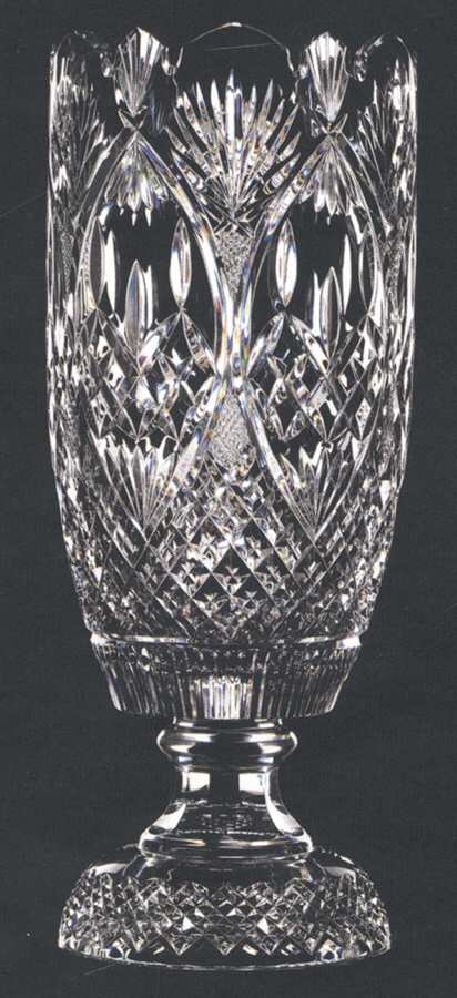 House of Waterford Lismore Collector 18" Lismore High Tower Vase by Waterford Crystal-1