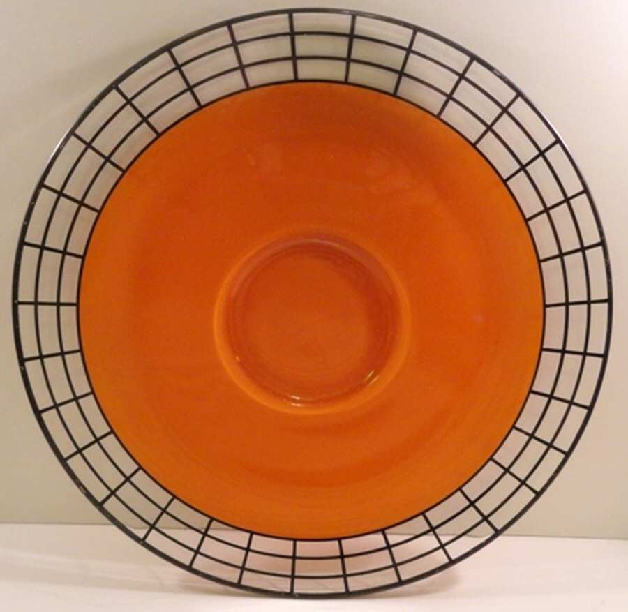 Lattice Orange Sandwich Plate by Westmoreland-1
