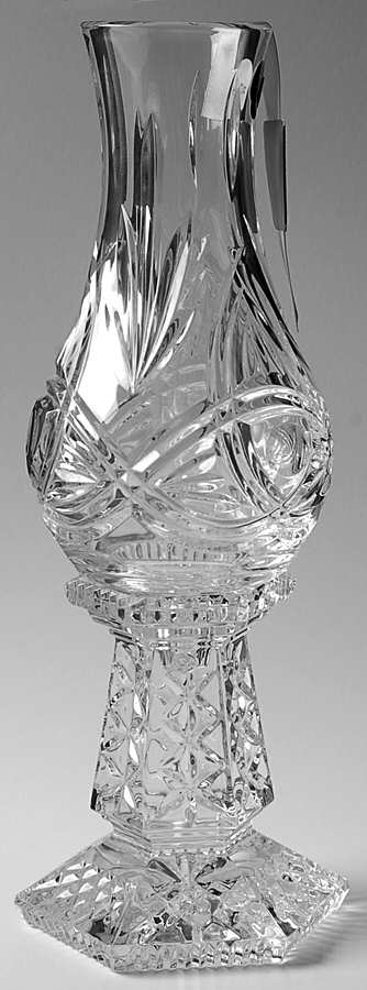 Trinity Knot Hurricane Lamp & Globe by Waterford Crystal-1