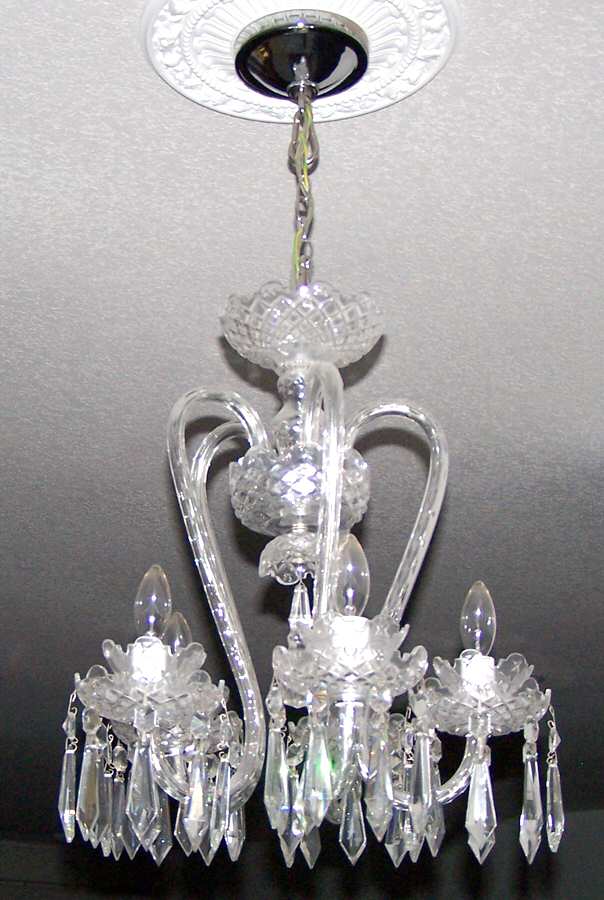 E5 5 Arm Chandelier by Waterford Crystal-1