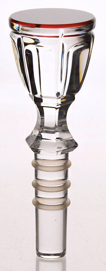 Mixology Red Bottle Stopper by Waterford Crystal-1