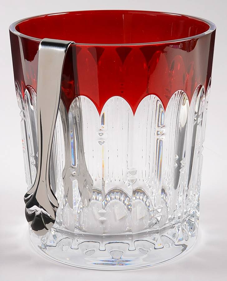 Mixology Ice Bucket with Tongs by Waterford Crystal-1