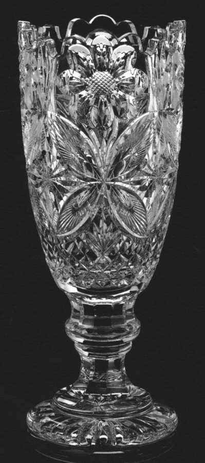 Designer Studio Footed Vase by Waterford Crystal-1