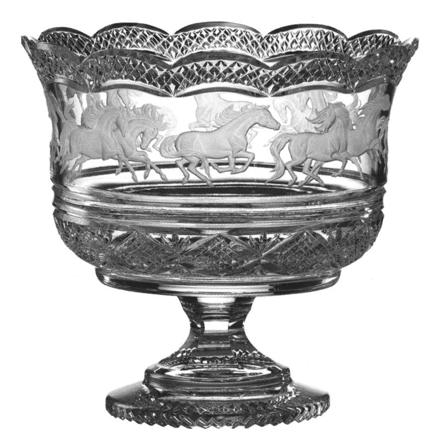 Equestrian Trophy Bowl by Waterford Crystal-1