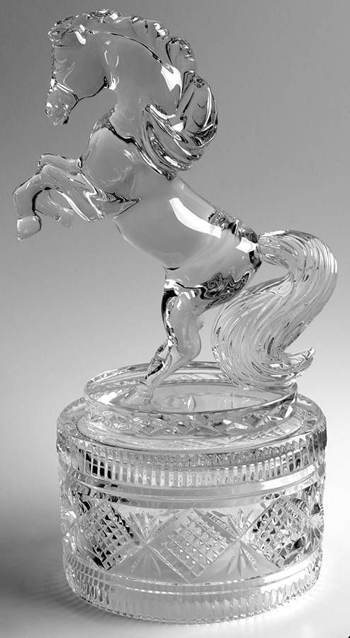 Equestrian Rearing Stallion by Waterford Crystal-1