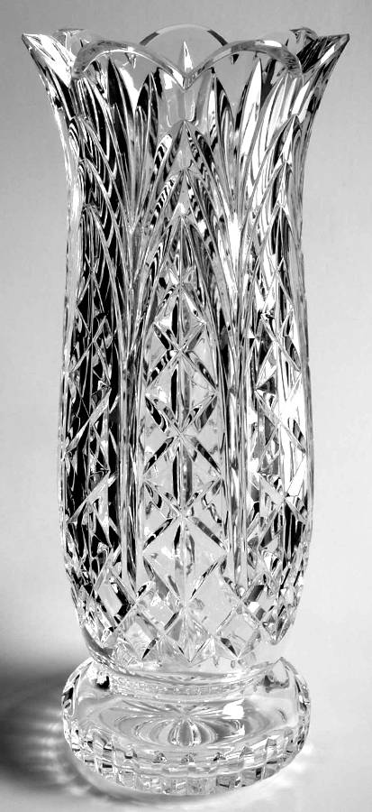Master Cutter Collection 11" Footed Vase by Waterford Crystal-1