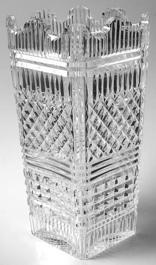 Master Cutter Collection 11" Square Vase by Waterford Crystal-1