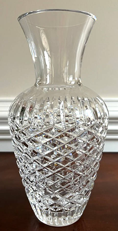 Longfield 12" Flower Vase by Waterford Crystal-1