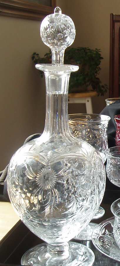 WEC84 Decanter & Stopper by Webb Corbett-1