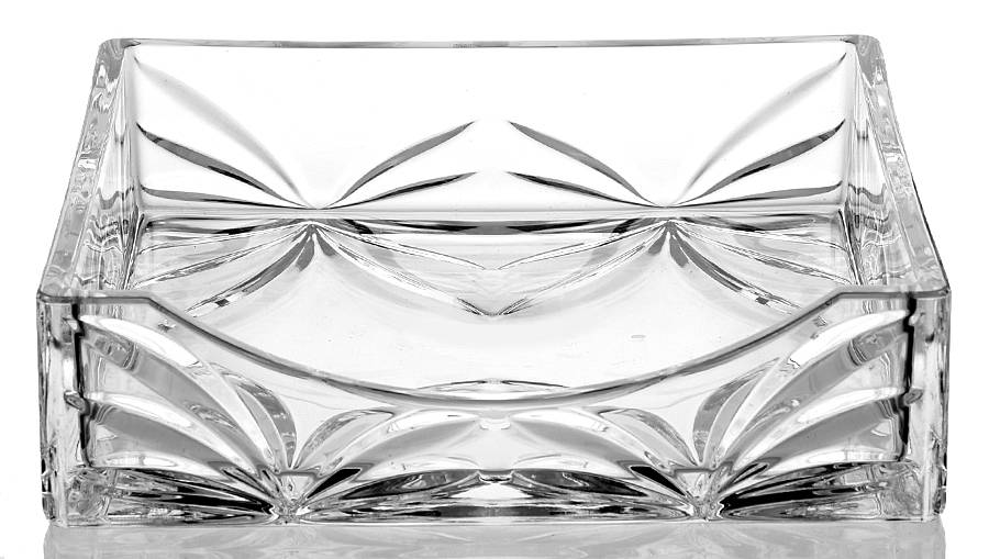 Giftware (Marquis Line) Square Napkin Holder by Waterford Crystal-1
