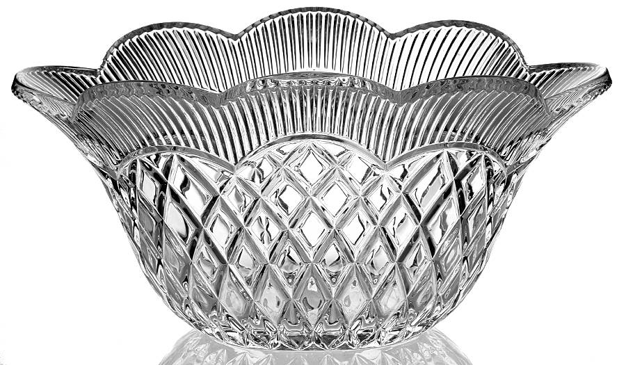 Giftware (Marquis Line) 11" Oval Bowl by Waterford Crystal-1