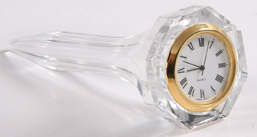 Giftware (Marquis Line) Golf Tee Clock by Waterford Crystal-1