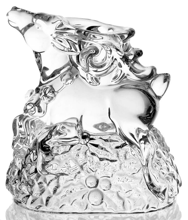 Giftware (Marquis Line) Reindeer Candleholder by Waterford Crystal-1