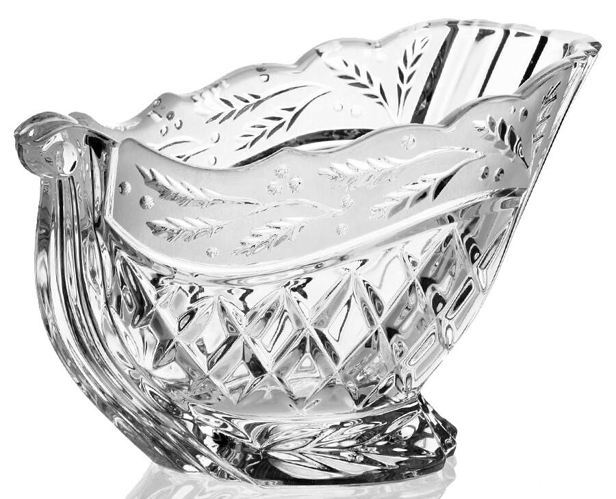 Giftware (Marquis Line) Small Sleigh Bowl by Waterford Crystal-1