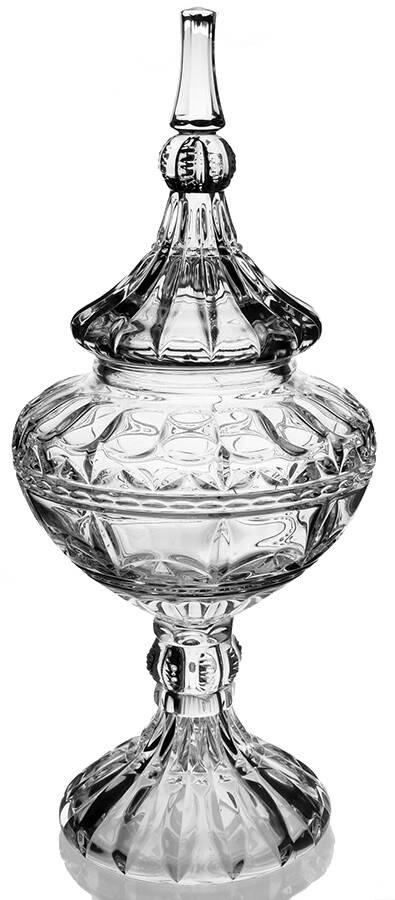Giftware (Marquis Line) Large Apothecary Jar & Lid by Waterford Crystal-1