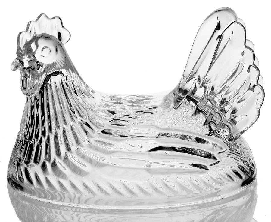 Giftware (Marquis Line) Hen on Nest Lid by Waterford Crystal-1