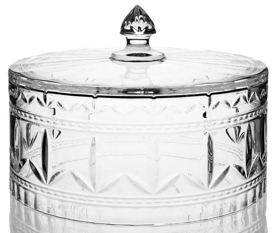 Giftware (Marquis Line) Cake Stand/Dome for 3-1 Convertible Set by Waterford Crystal-1