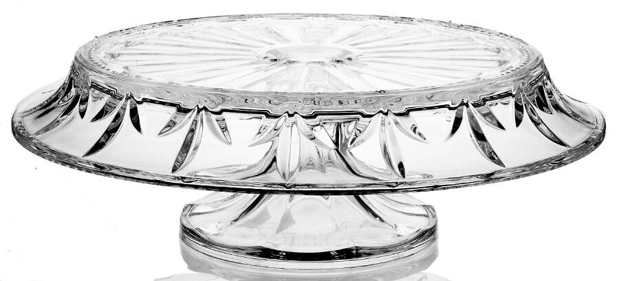 Giftware (Marquis Line) Cake Stand/Platter for 3-1 Convertible Set by Waterford Crystal-1