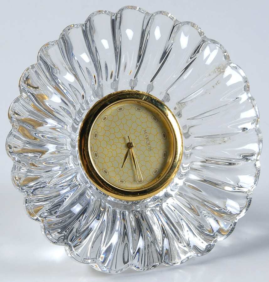 Giftware (Marquis Line) Quartz Clock by Waterford Crystal-1