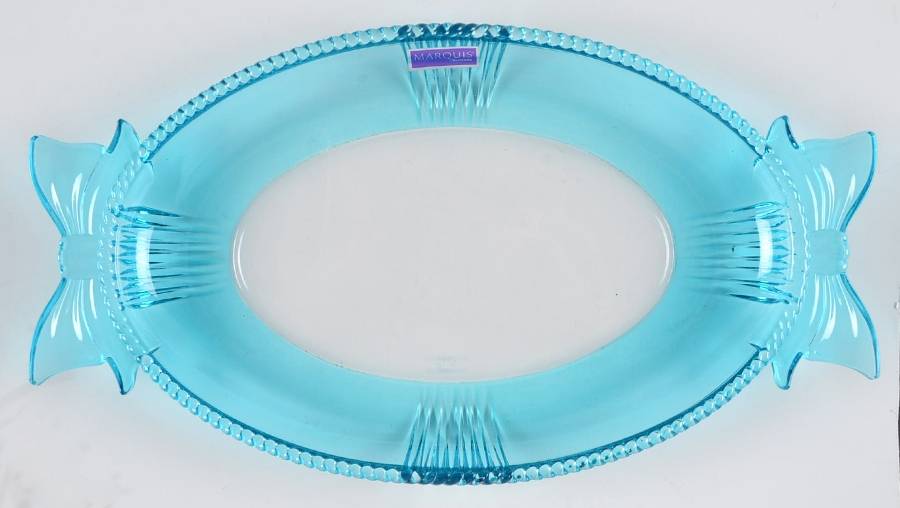Giftware (Marquis Line) 11" Oval Platter by Waterford Crystal-1