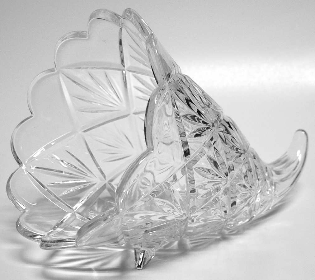 Giftware (Marquis Line) Cornucopia Centerpiece by Waterford Crystal-1