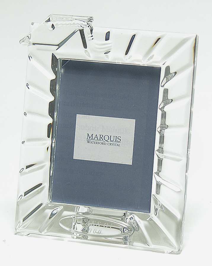 Giftware (Marquis Line) Frame-Holds 2" X 3" Photo by Waterford Crystal-1