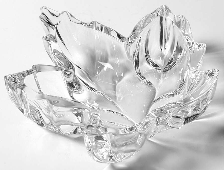 Giftware (Marquis Line) Small Leaf Dish by Waterford Crystal-1