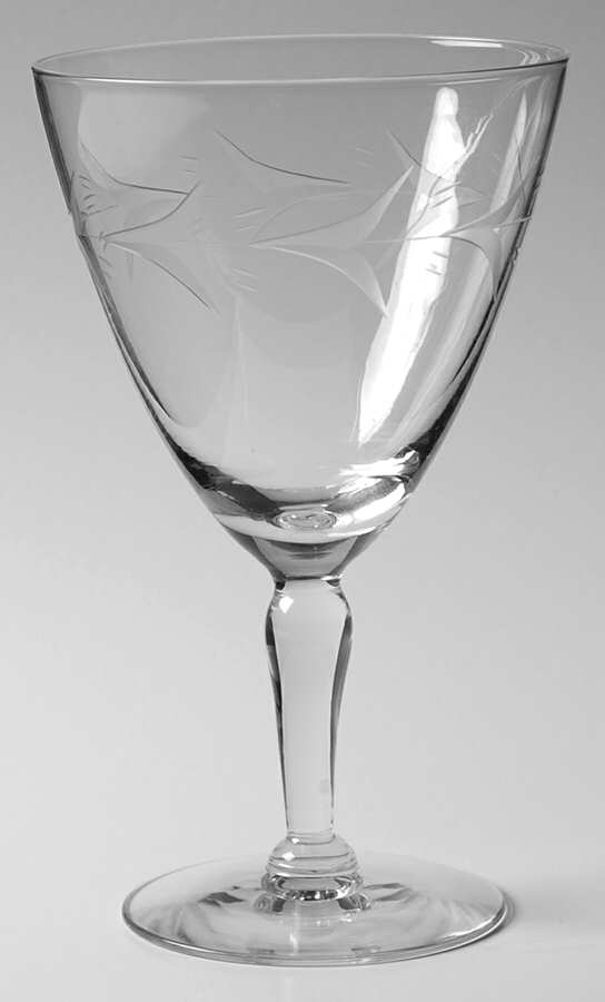 1960-2 Water Goblet by West Virginia Glass Specialty-1