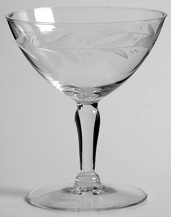 1960-2 Champagne/Tall Sherbet by West Virginia Glass Specialty-1