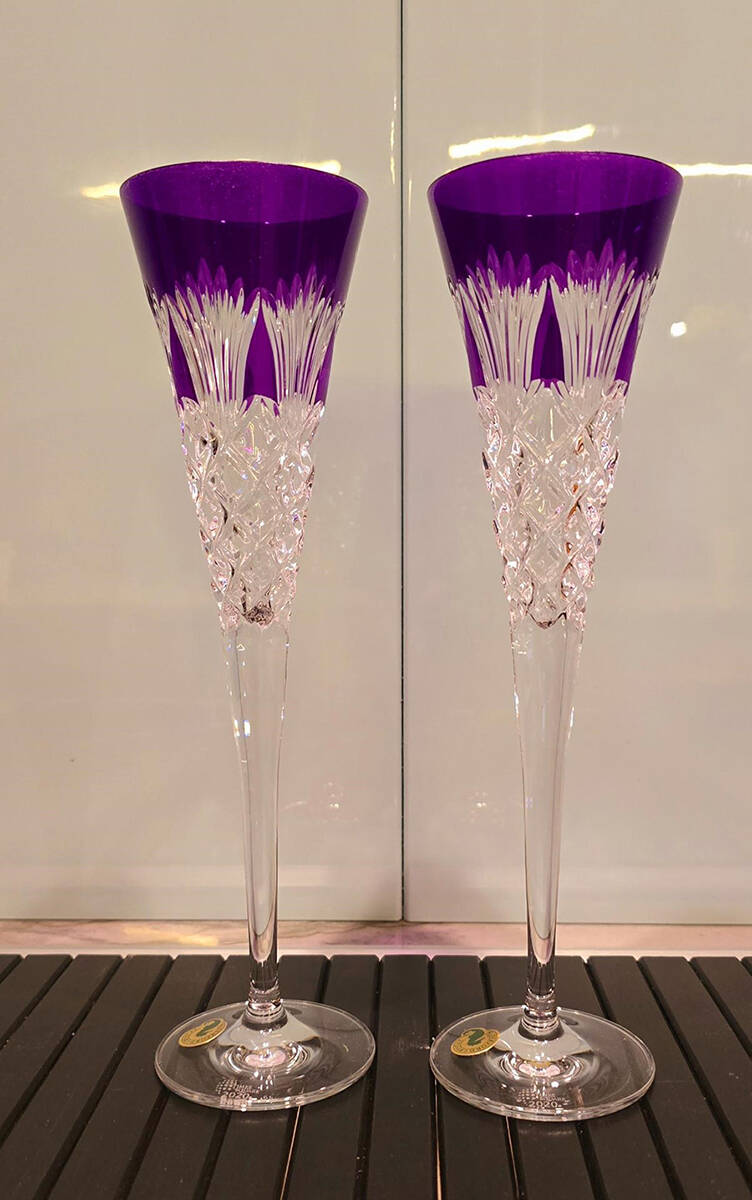 Times Square Greatest Gifts Collection Violet Fluted Champagne by Waterford Crystal-1