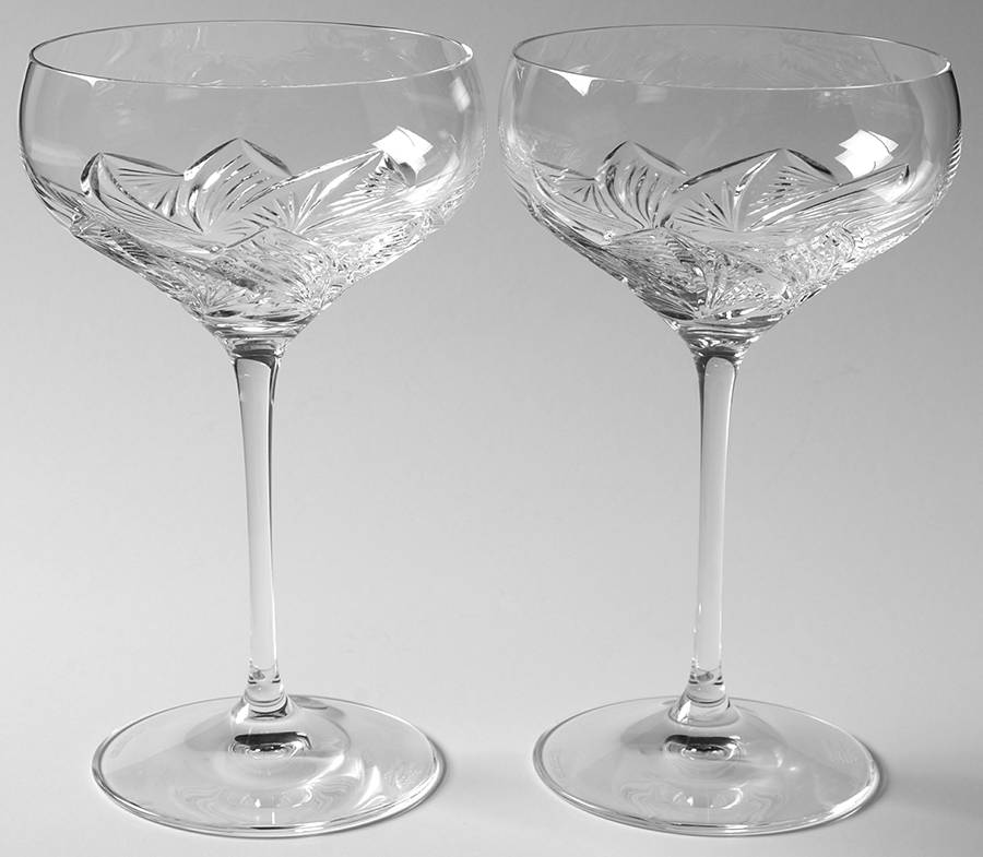 Times Square Greatest Gifts Collection (Set of 2) Champagne Tall Sherbet by Waterford Crystal-1