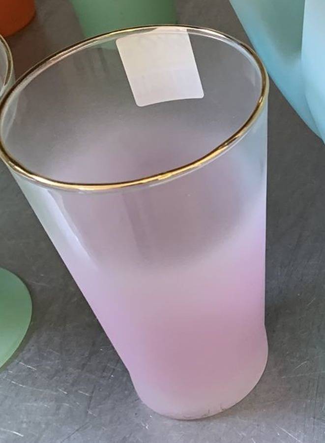 Blendo Orchid Flat Tumbler by West Virginia Glass Specialty-1