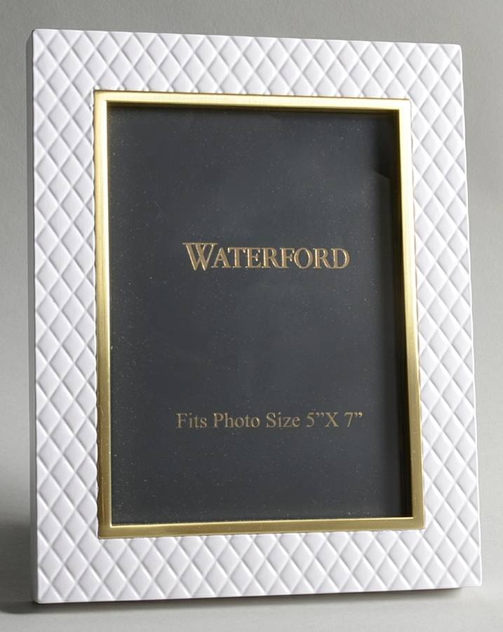 Glacia Frame-Holds 5" X 7" Photo by Waterford Crystal-1