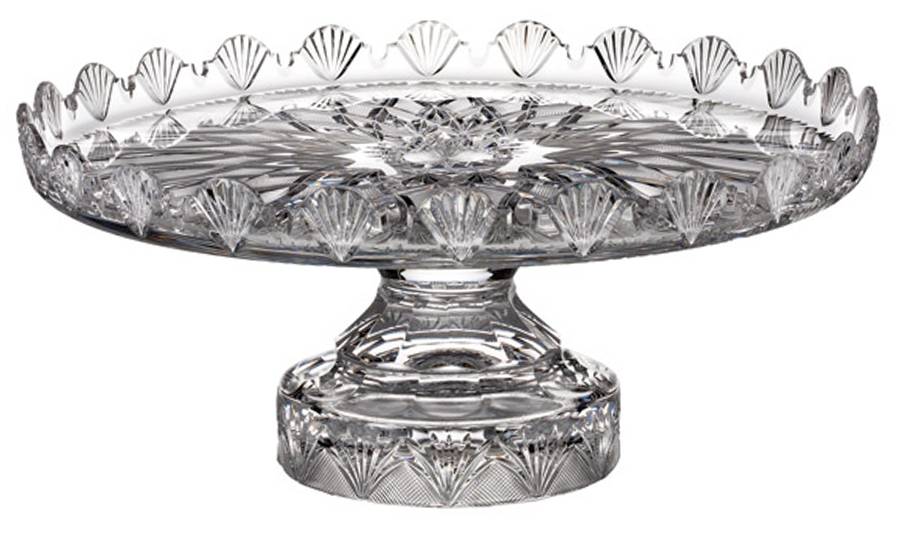 Museum Collection Footed Cake Plate by Waterford Crystal-1
