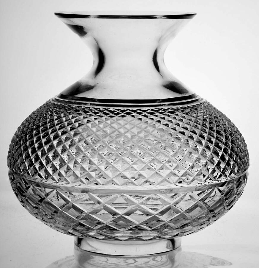 Inishmaan Globe for (2 Piece) Electric Hurricane Lamp by Waterford Crystal-1